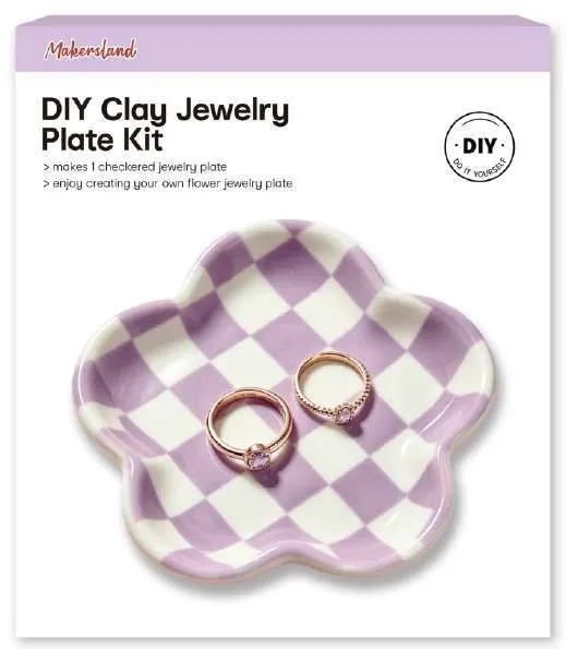 DIY Clay Jewelry Plate Kit from the ZHONGYI Clay Craft Kits collection