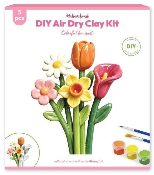 Clay Craft Kit – Decorative Charm Project from the ZHONGYI Clay Craft Kits collection