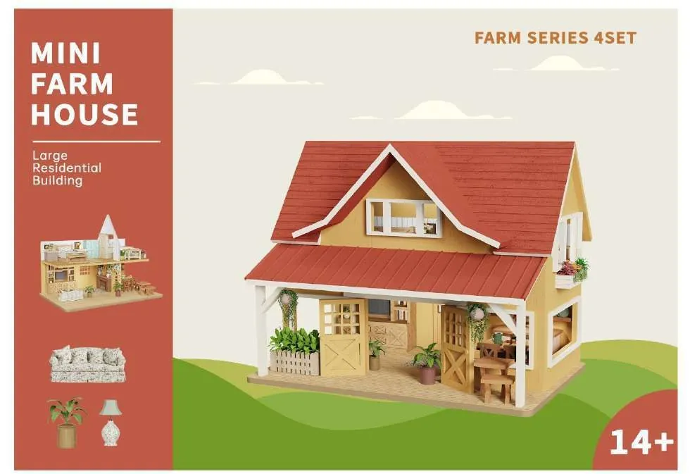 Miniature House Kit – Flower Shop from the ZHONGYI Miniature House Kits collection
